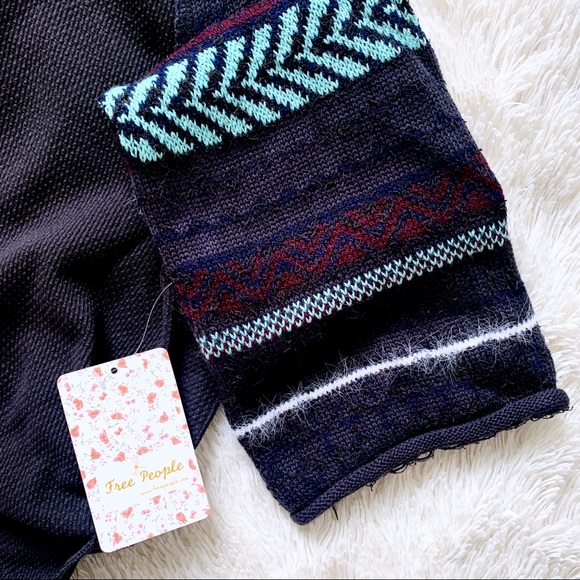 Free People Black Fairground Thermal •NWT• - Picture 7 of 8